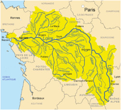 Map Of France Loire Valley Loire Wikipedia
