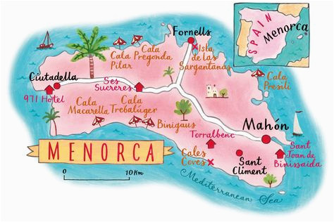Map Of Ibiza Spain Pinterest