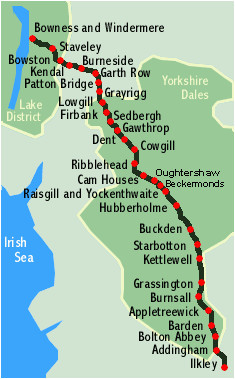 Map Of Ireland with Distances Uk Long Distance Trails Want to Do the Dales Way Places On