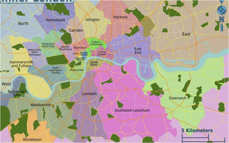 Map Of London England Neighborhoods Map London Uk Neighborhoods Uk Map