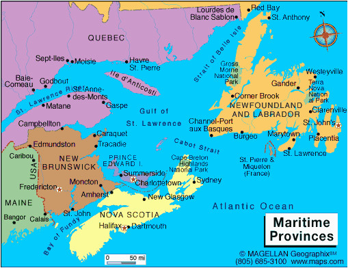 Map Of Maritime Provinces Canada Prince Edward island Map Maritime Provinces Map Newfoundland