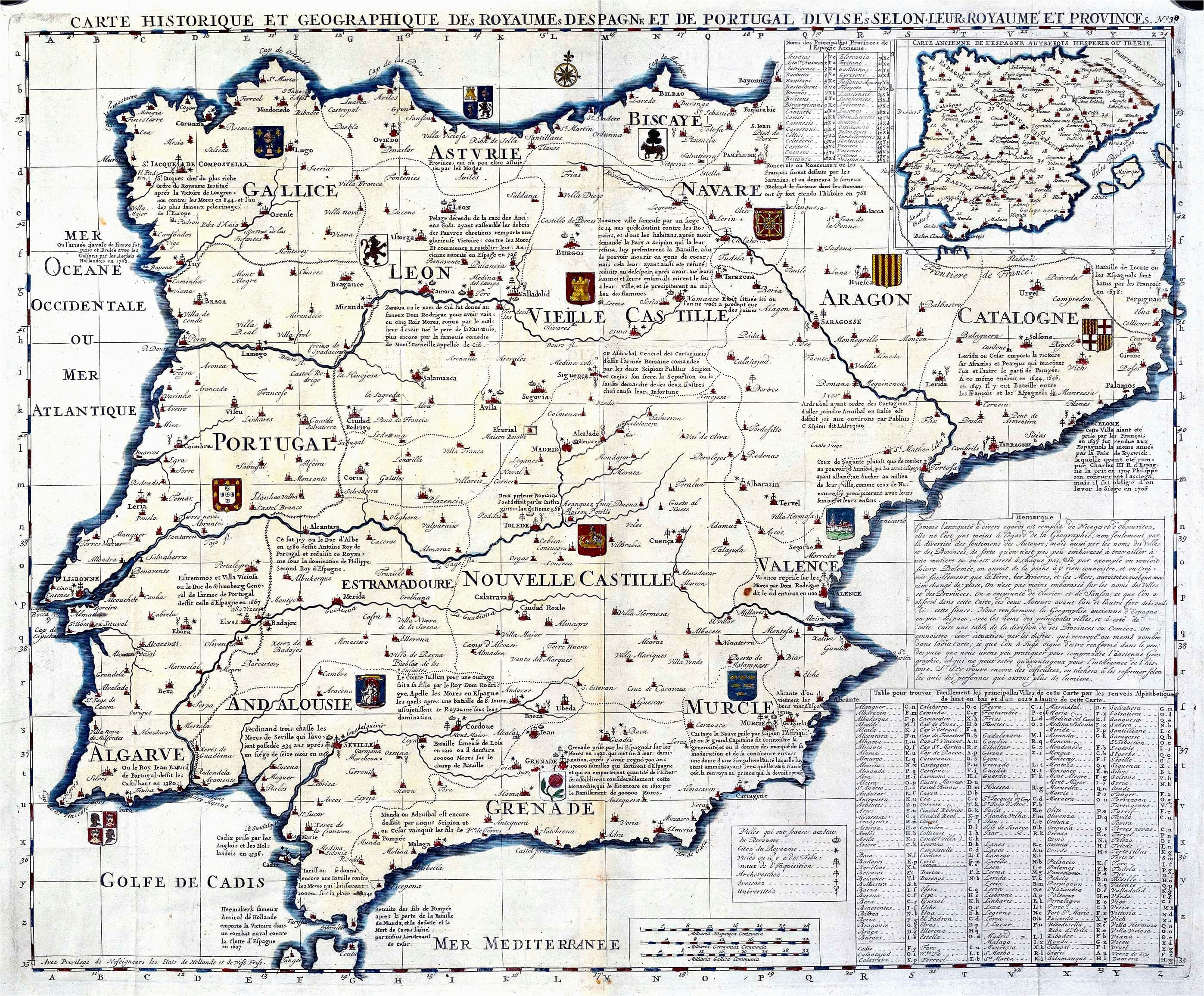 Medieval Europe Map Spain