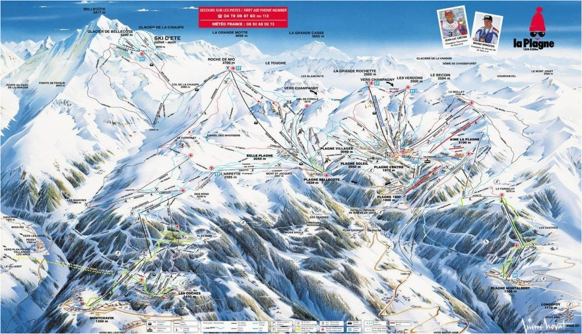 Map Of Meribel France Download the La Plagen Piste Map In High Resolution today Map Of Meribel France Download the La Plagen Piste Map In High Resolution today