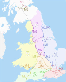 Map Of Motorways In England Controlled Access Highway Wikipedia