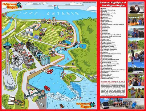 Map Of Niagara Falls Canada and Surrounding area Niagara Map Niagara Falls In 2019 Visiting Niagara Falls