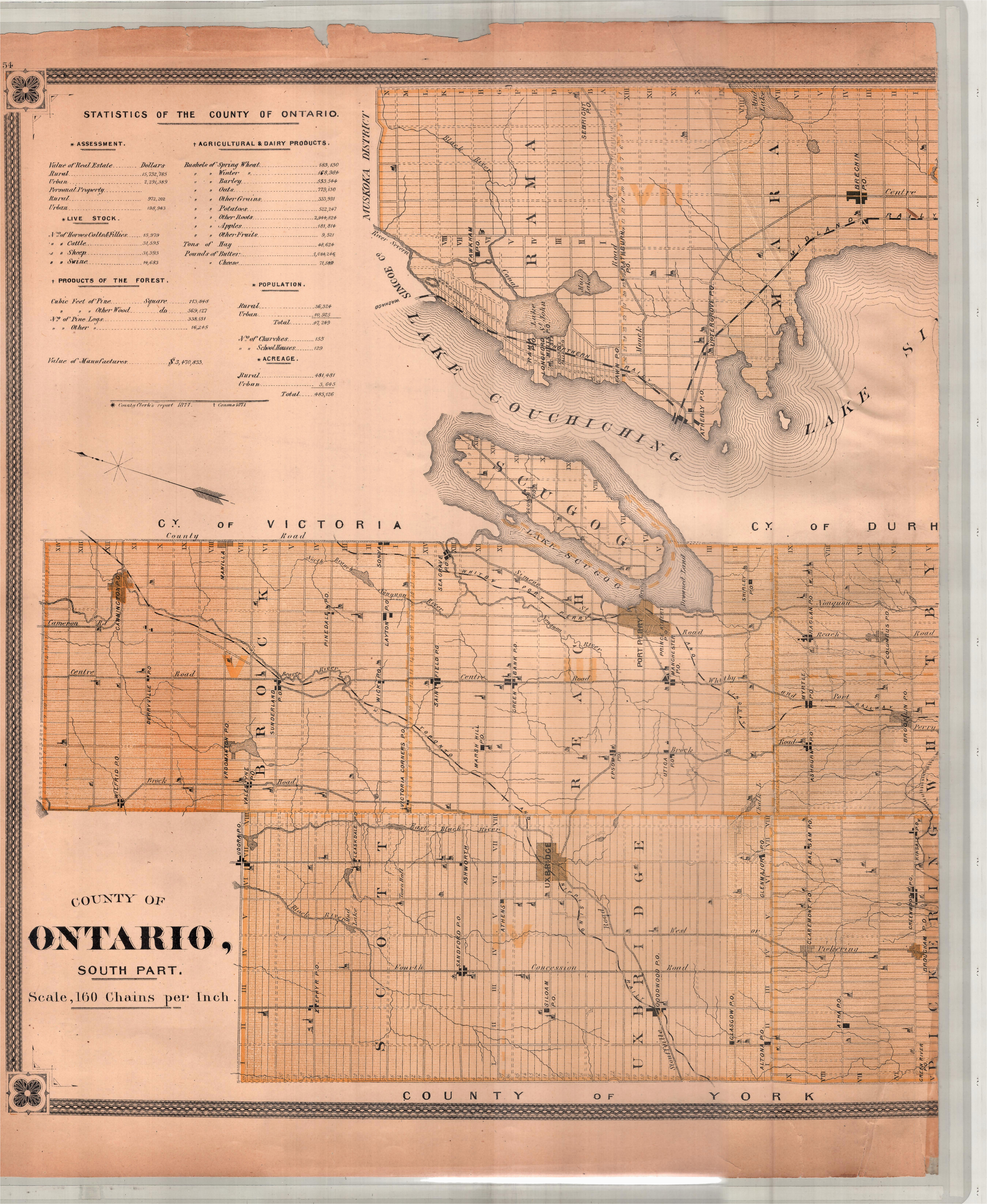 Map Of norfolk County Ontario Canada New topographical atlas Of the Province Of Ontario Canada