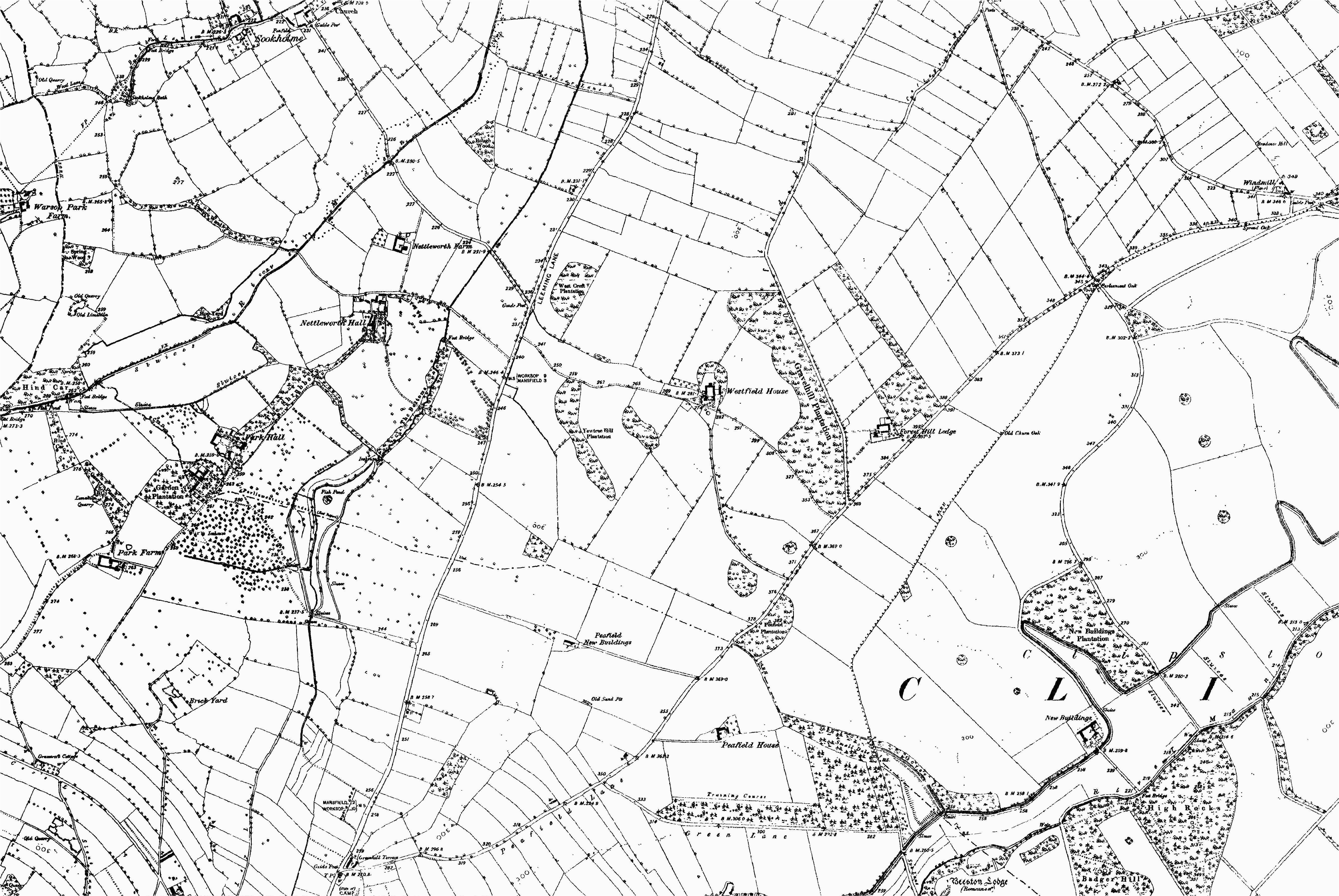 Map Of Nottinghamshire England File Map Of Nottinghamshire Os Map Name 023 Nw ordnance Survey