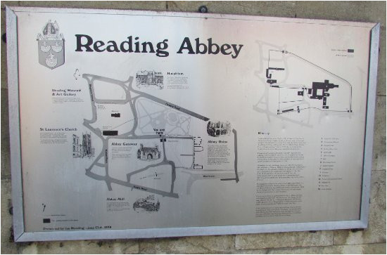 Map Of Reading England Reading Abbey Map Picture Of Terry S Reading Walkabouts Reading