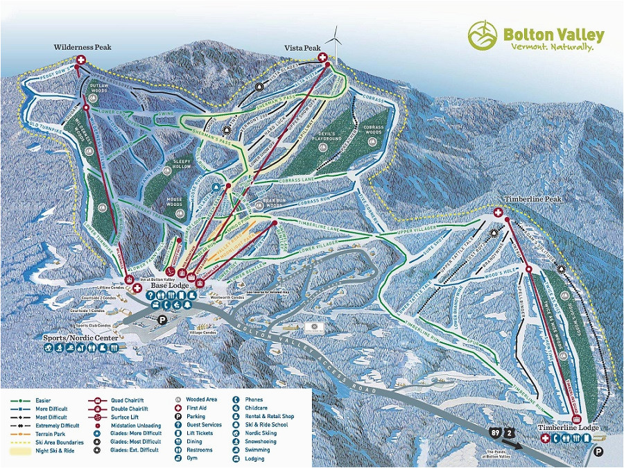 Map Of Ski Resorts In New England the Best Ski Snowboard Resorts In Vermont Evo