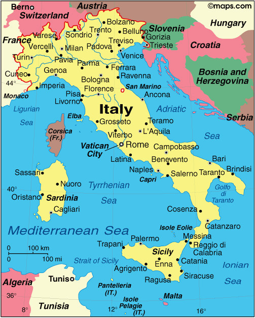 Map Of southeast France Venice On Italy Map Secretmuseum