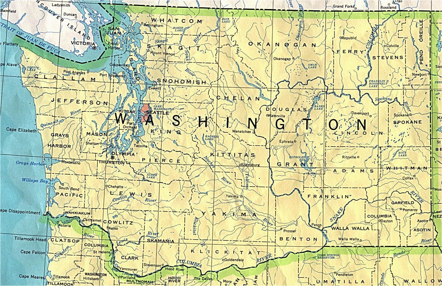 Map Of Washington State and Canada How to Start Homeschooling In Washington State Regional