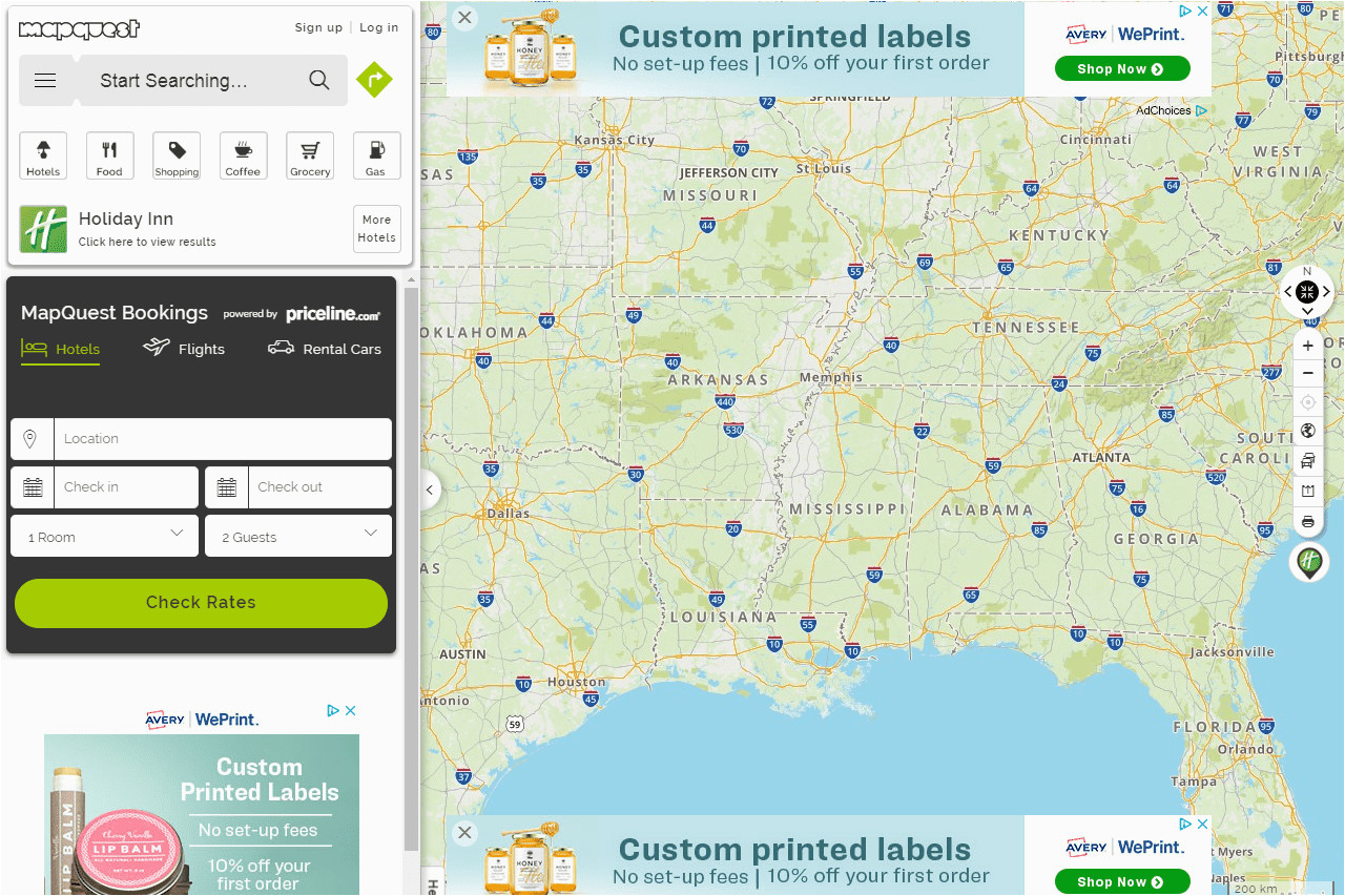 Maps Driving Directions Canada How to Use Mapquest to Print Driving Directions