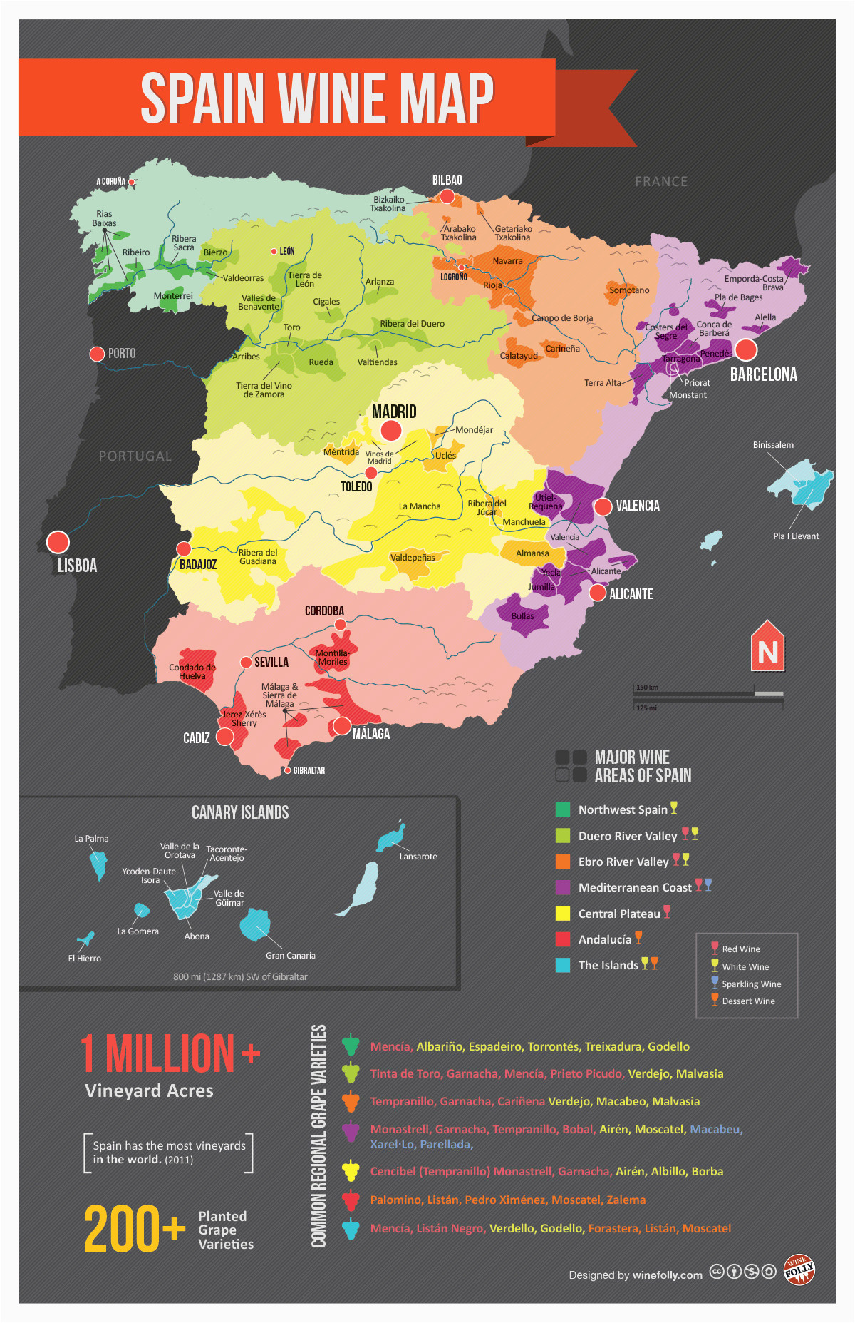 Maps Of Spain Regions Map Of Spanish Wine Regions Via Reddit Spain Map Of