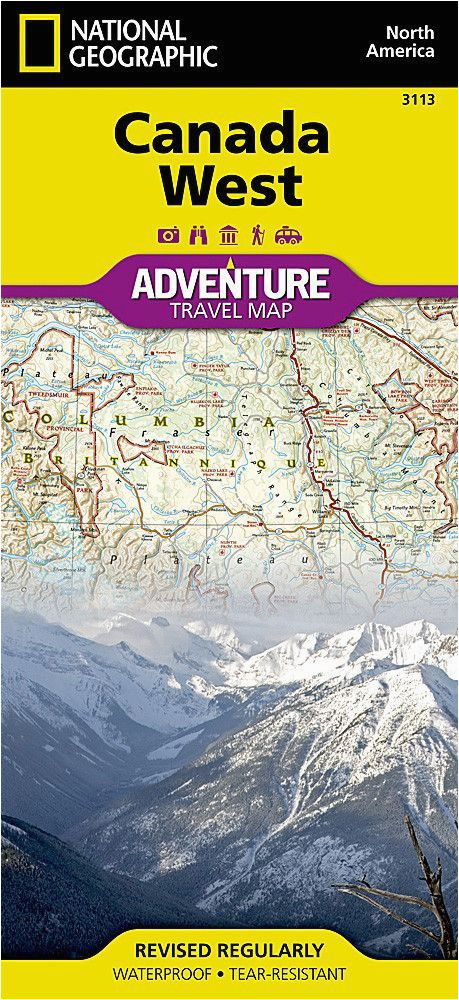 Michelin Maps Canada Canada West Adventure Map 3113 by National Geographic Maps