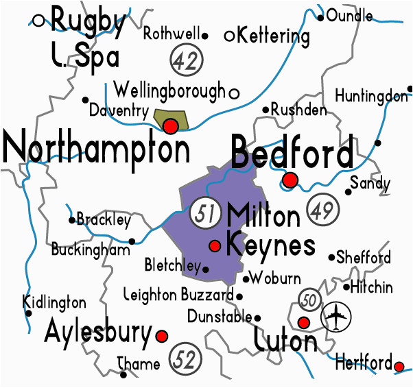 Milton Keynes Map Of England Index Of Images area Maps