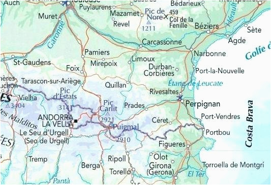 Mirepoix France Map Texpertis Com Map Of southern France Elegant south Of France Map