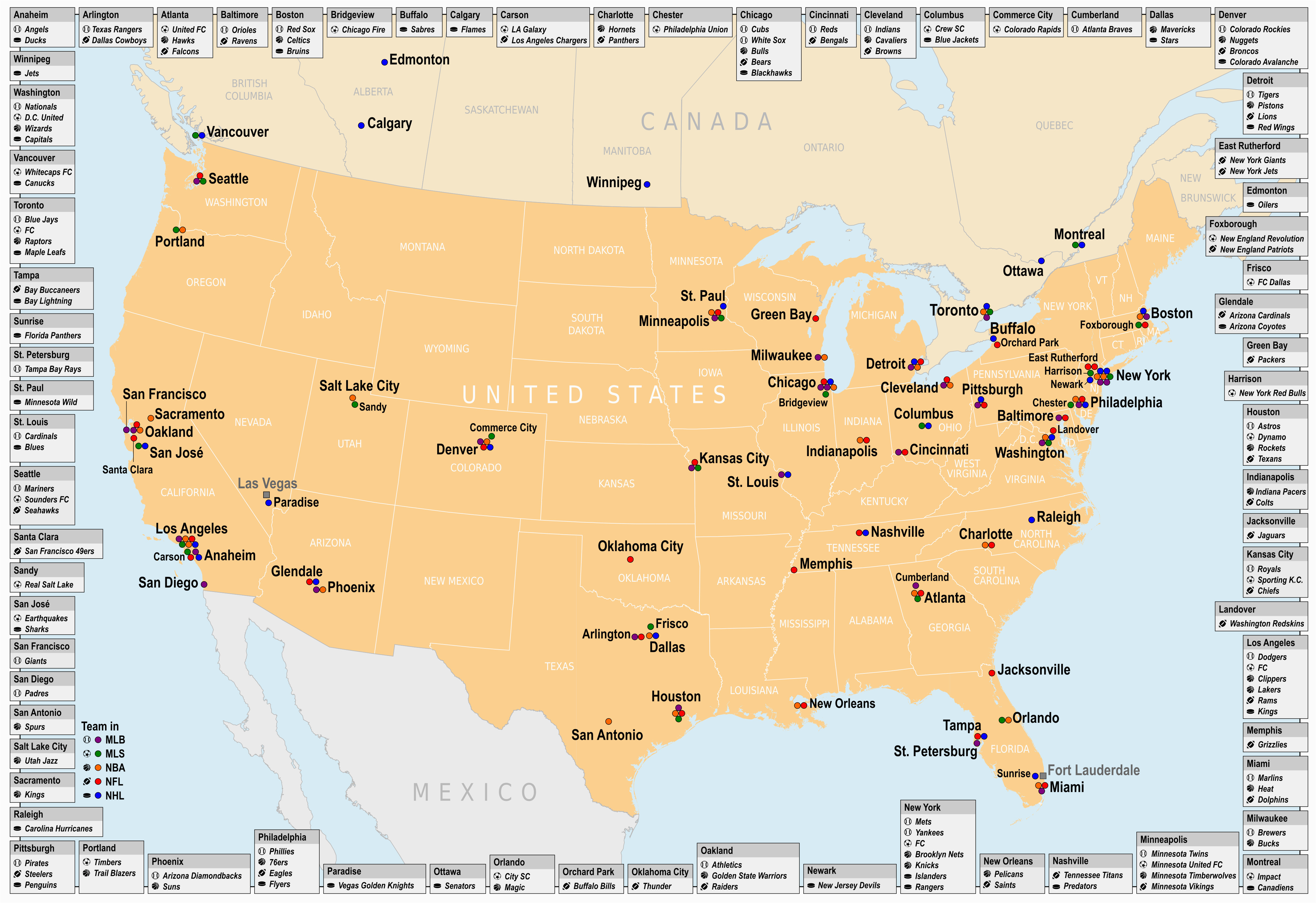 Mls Canada Maps Sports In the United States Wikiwand