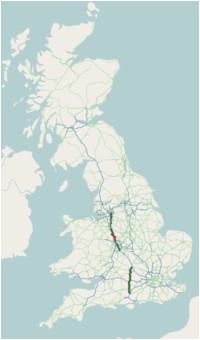 Motorway Map England A34 Road Wikipedia