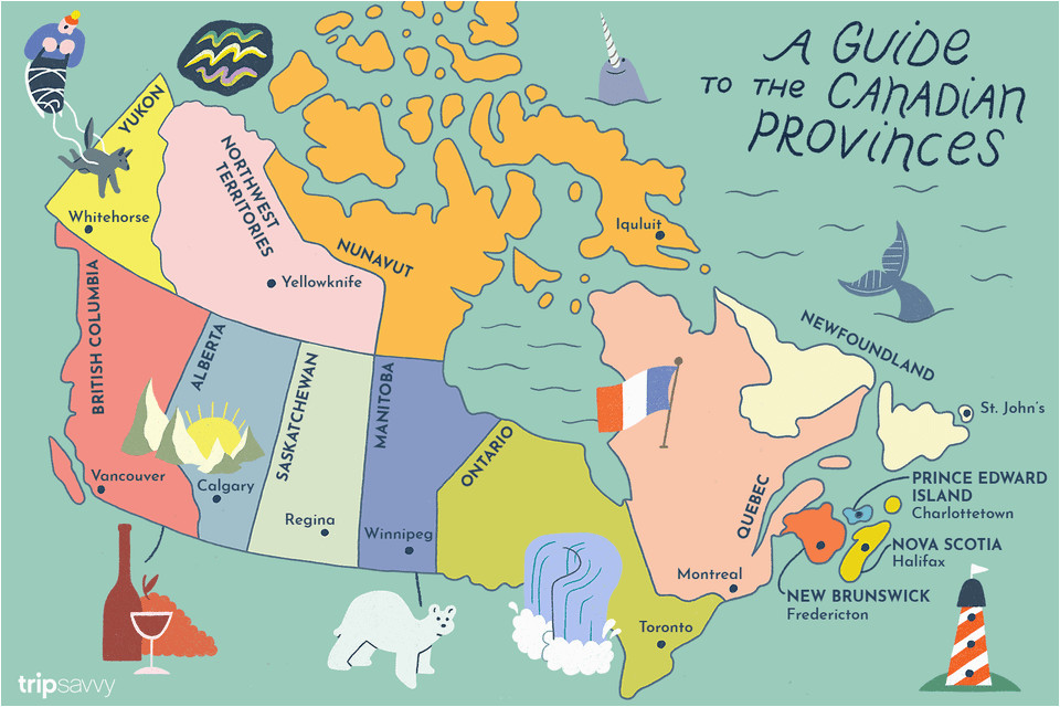 Mount Logan Canada Map Guide to Canadian Provinces and Territories