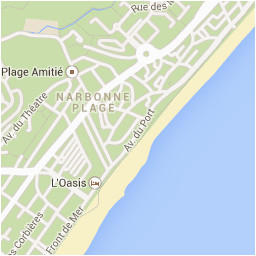 Narbonne France Map Narbonne Plage Google Maps Frankreich Beach Places