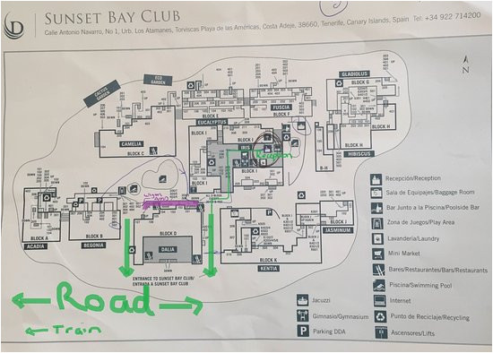 Navarro Spain Map Map Of Sunset Bay Club Picture Of Sunset Bay Club by