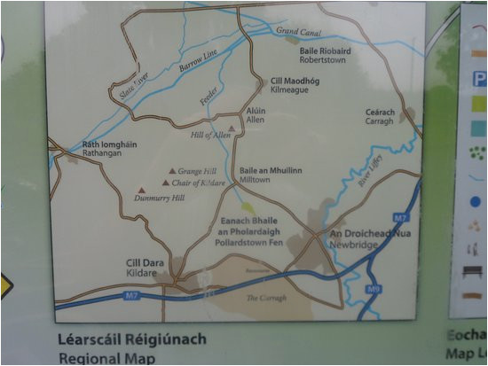 Newbridge Ireland Map Map Of Local areas Around the Fen Picture Of Pollardstown Fen