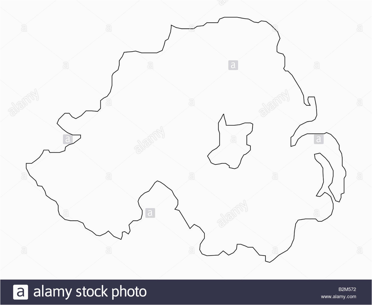 Northern Ireland Map Outline Ireland Map Stock Photos Ireland Map Stock Images Alamy