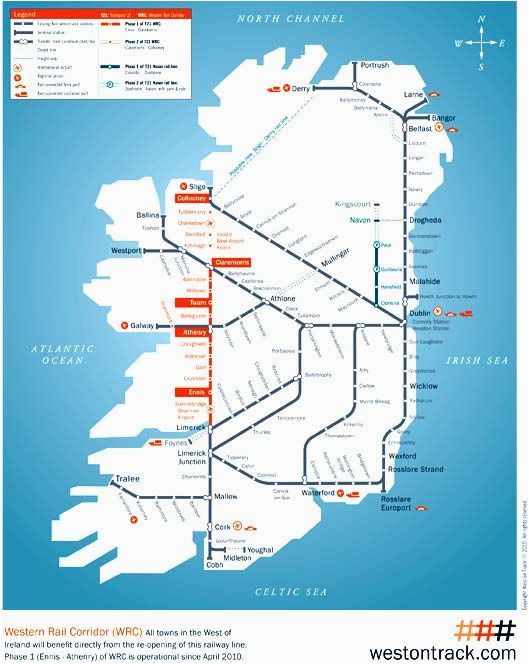 Northern Ireland Railway Map Irish Rail Map 2010 Grannymar Travel Train Map Travel
