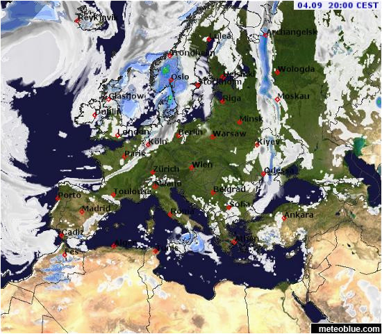 Northern Ireland Weather Map Weather Maps Europe Meteoblue