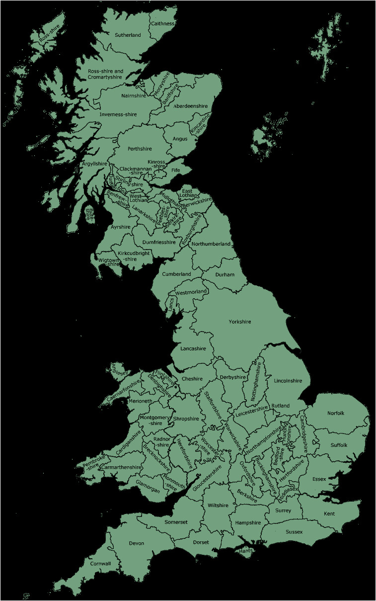 Old County Map Of England Historic Counties Map Of England Uk