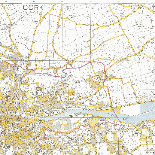 Old ordnance Survey Maps Ireland 1964 Osi Map Of Cork City Cork Past Present
