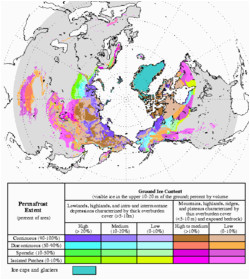 Permafrost Map Of Canada Permafrost Revolvy