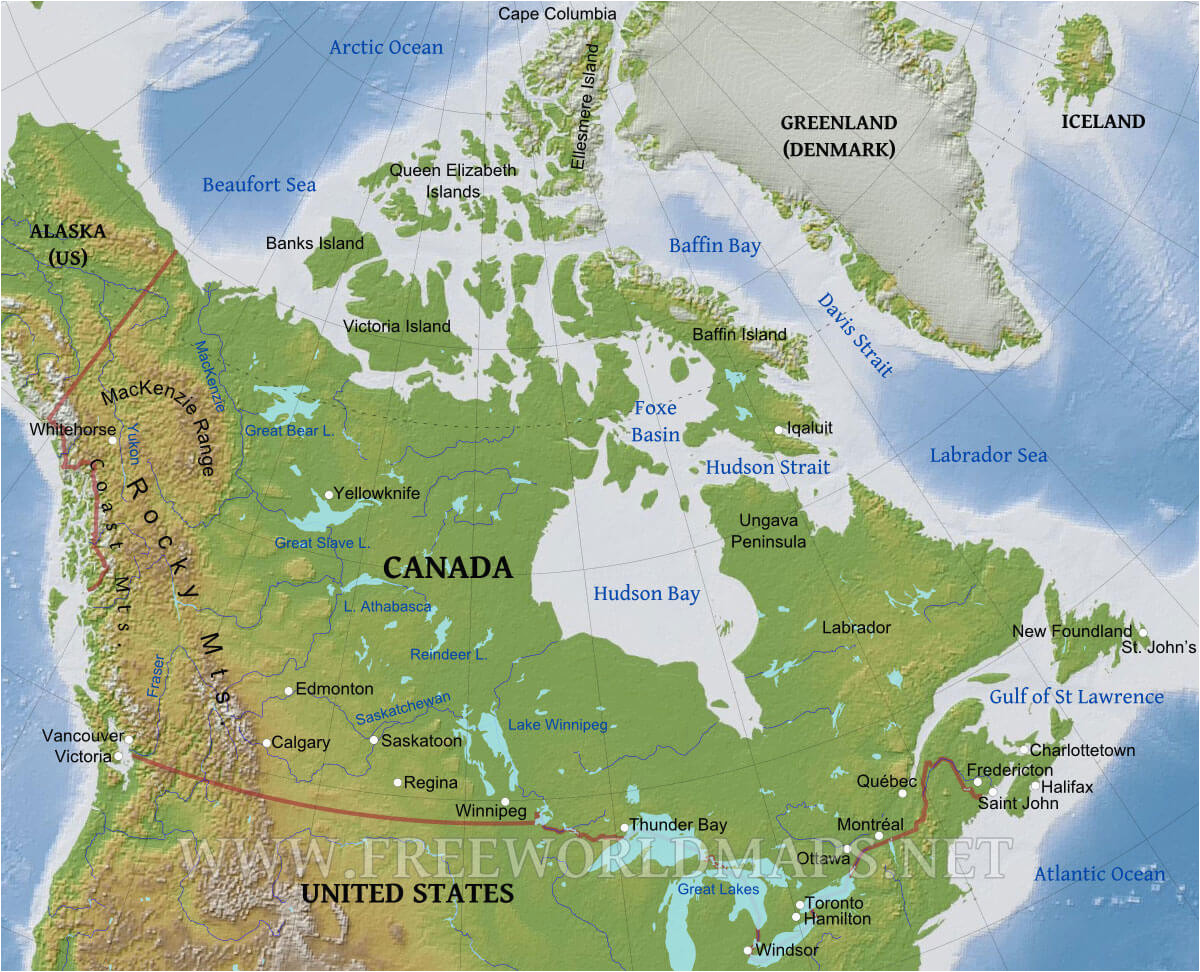 Political and Physical Map Of Canada Canada Physical Map Game Political Map Berkshireregion