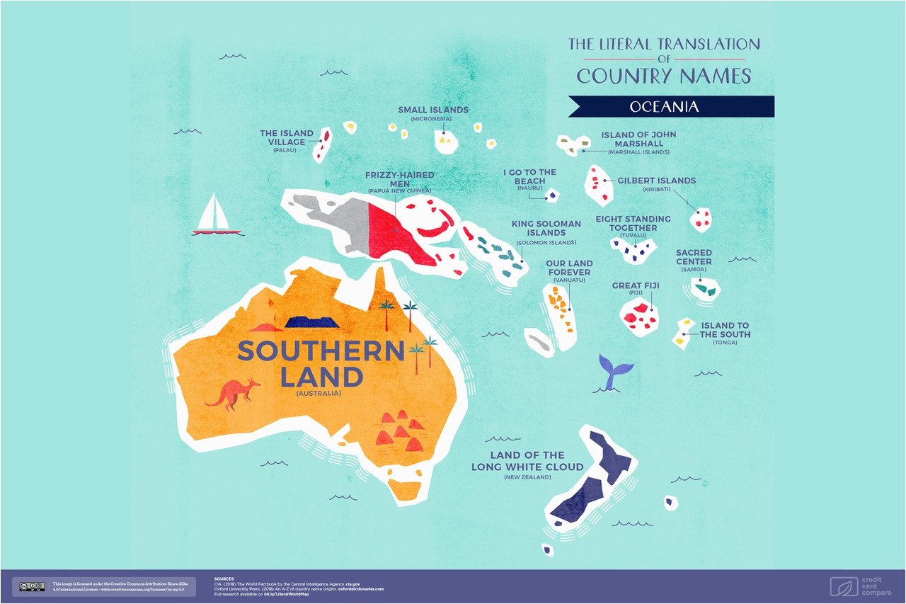 Port Of Spain In World Map World Map the Literal Translation Of Country Names