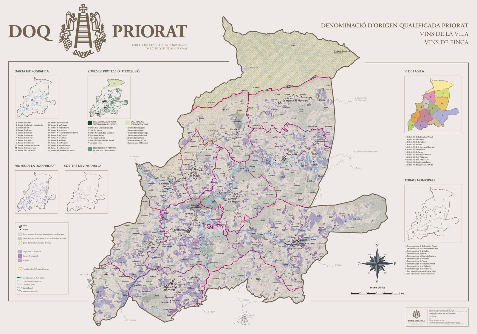 Priorat Spain Map Map Of Priorat Wine Maps Wines Wine Wine Folly