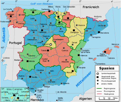 Provinces In Spain Map Liste Der Provinzen Spaniens Wikipedia