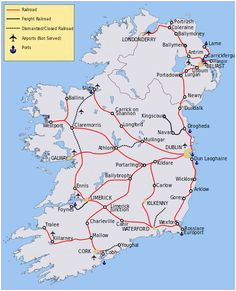 Railway Map Of Ireland 17 Best Maps Railroads Images In 2019 Train Trains Maps