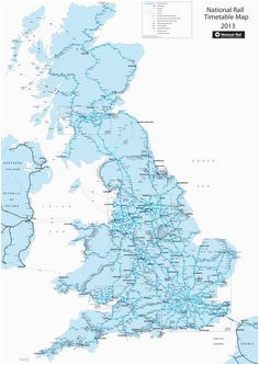 Railway Maps Of England 48 Best Railway Maps Of Britain Images In 2019 Map Of