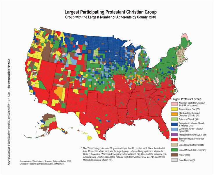 Religious Map Of Ireland where the Protestants Roam Map Of Protestant Denominations In the