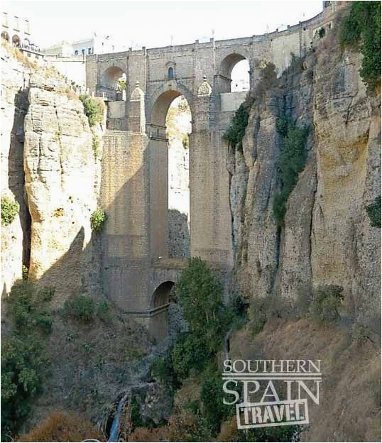 Ronda Spain Map the Gorge New Bridge Ronda Spain Hill town Ronda