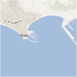 Rota Spain Map Map Of Rota Spain In Spain Flashback Pinterest Spain Rota