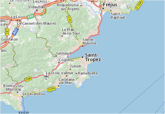 Saint Tropez Map France Saint Tropez Map Detailed Maps for the City Of Saint Tropez