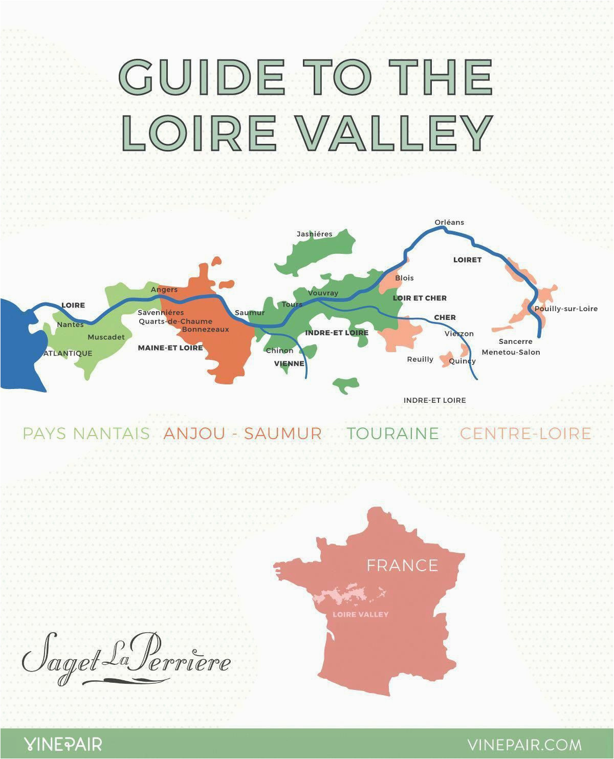 Sancerre France Map An Introduction to the Regions Of the Loire Valley Map Restaurant