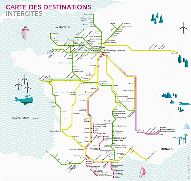 Sncf France Map Texpertis Com Map Of southern France Elegant Intercites