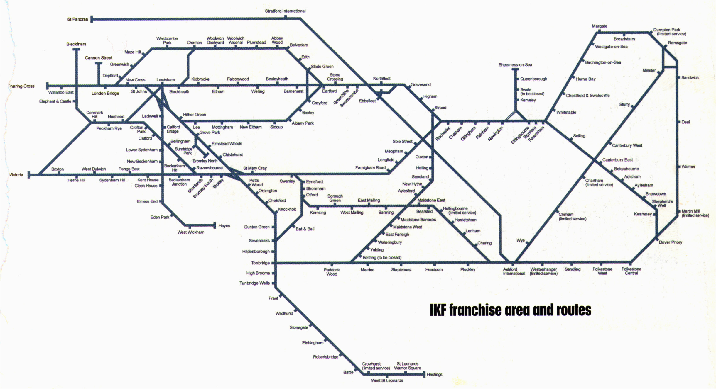 South England Train Map south Eastern Train Rail Maps