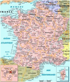 South Of France Map Detailed 9 Best Maps Of France Images In 2014 France Map France France