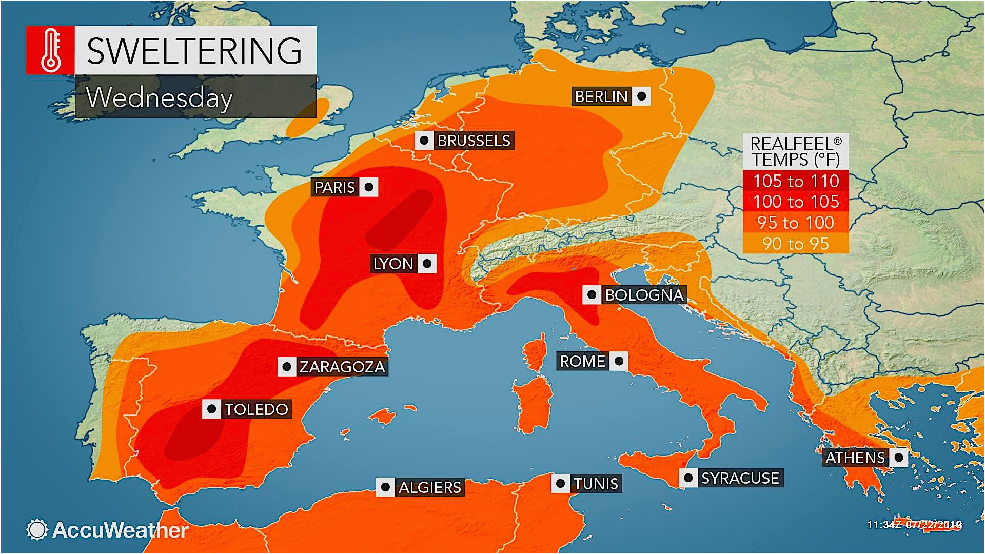 Spain Weather forecast Map Valencia Weather Accuweather forecast for Vc