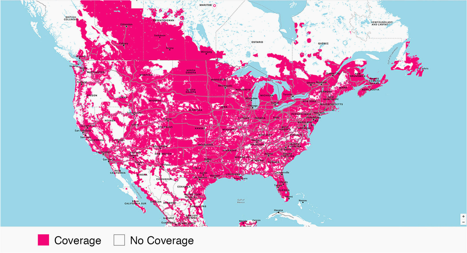 T Mobile Coverage Map Canada secretmuseum