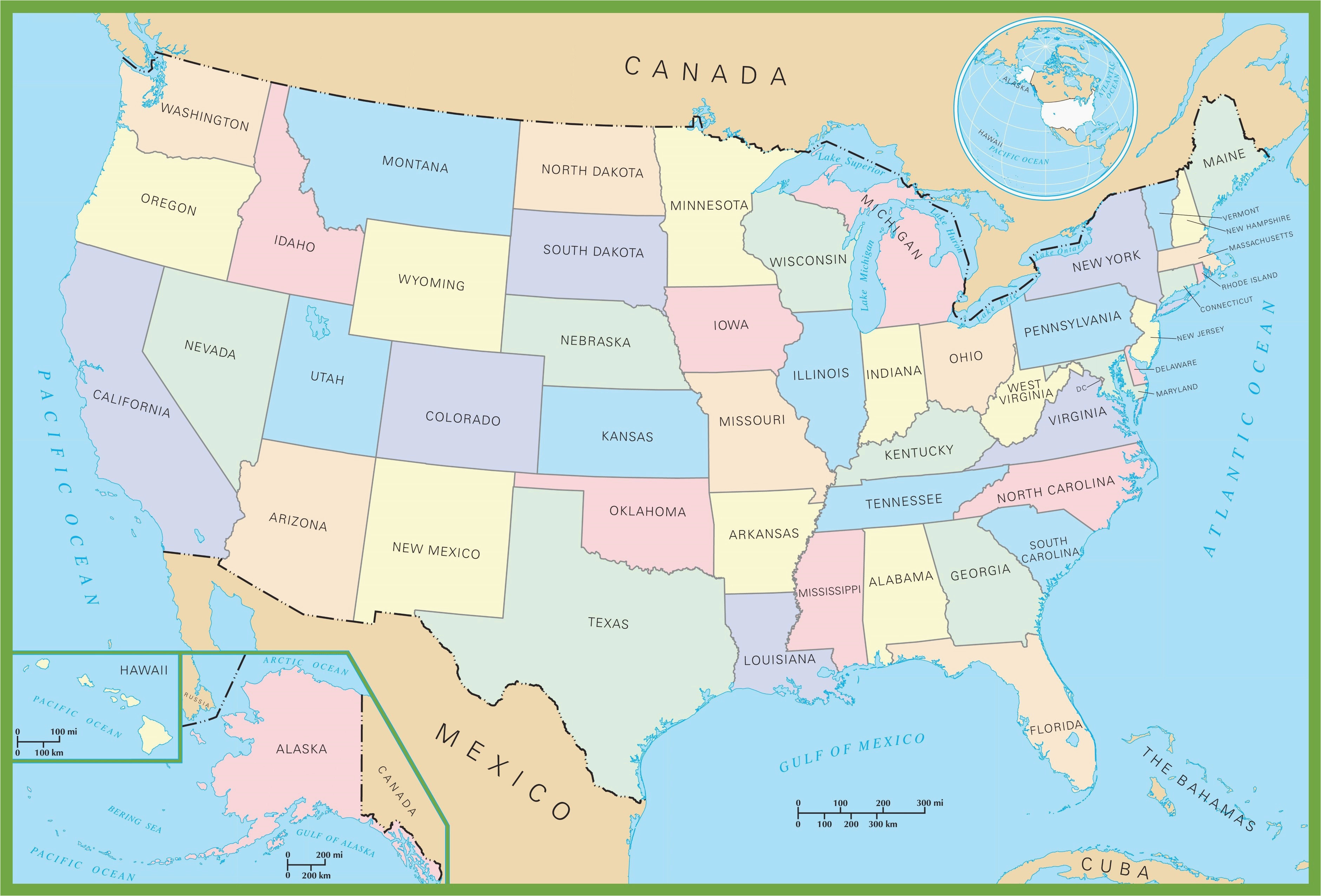 The United States and Canada Physical Map Superior Colorado Map United States and Canada Physical Map