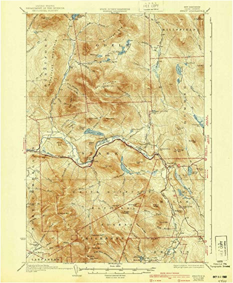 Topographical Map England Amazon Com Yellowmaps Percy Nh topo Map 1 62500 Scale 15